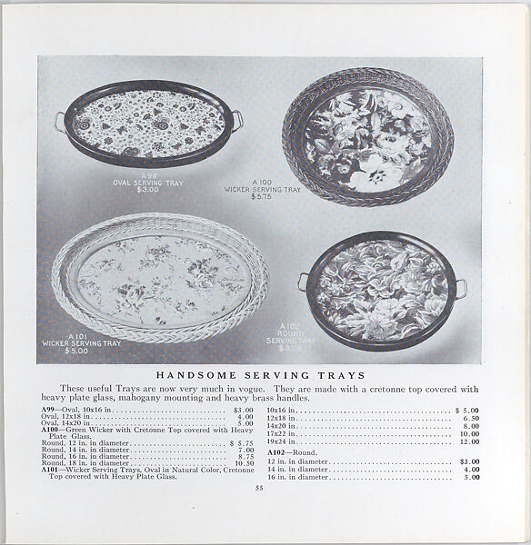 Illustrated price catalogue of fine china, crystal, artwares  and home furnishings, Higgins &amp; Seiter (New York, NY), Illustrations: photomechanical process