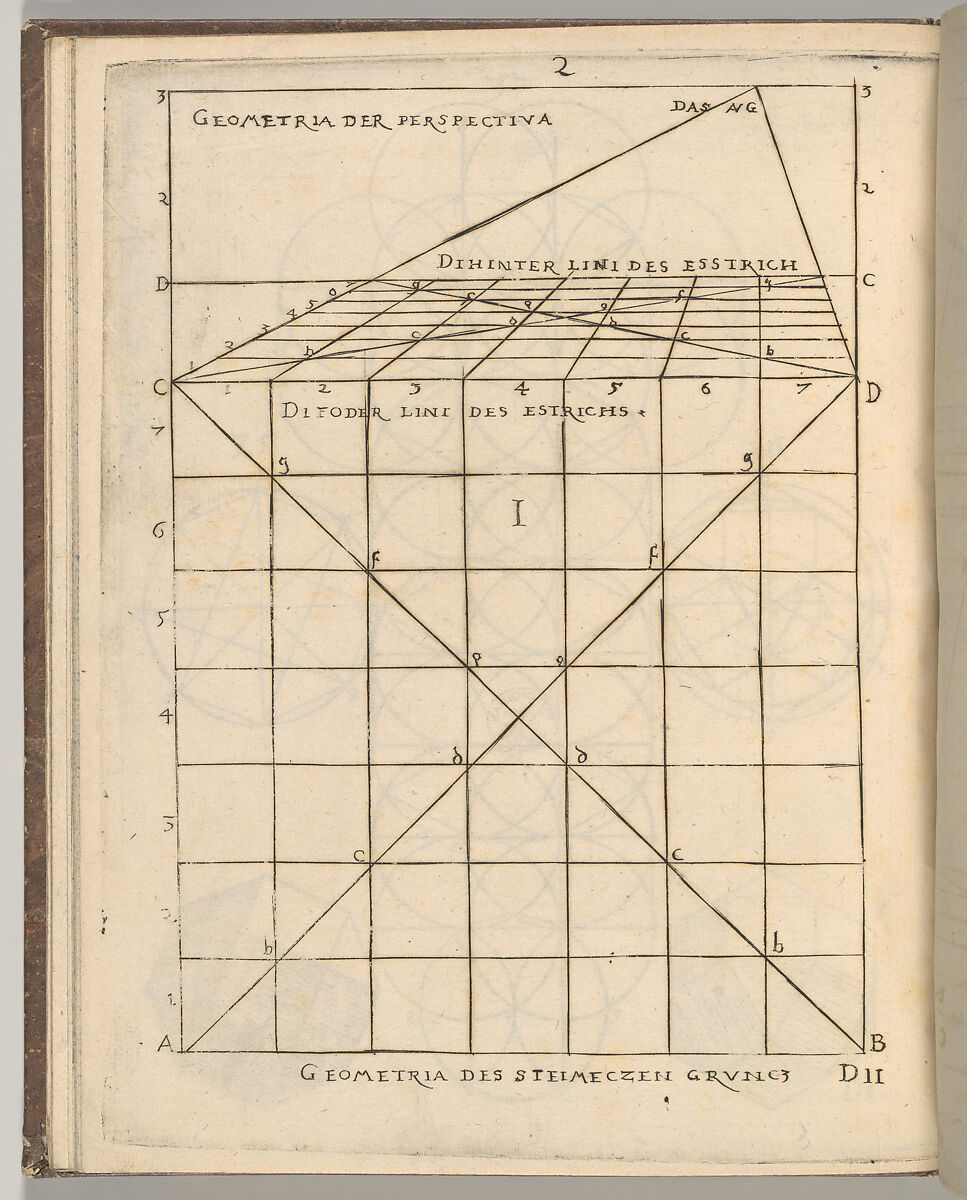 A True and Thorough Instruction in Geometry (Ein aigentliche und grundtliche anweysung in die Geometria), Augustin Hirschvogel (German, Nuremberg 1503–1553 Vienna), Etching