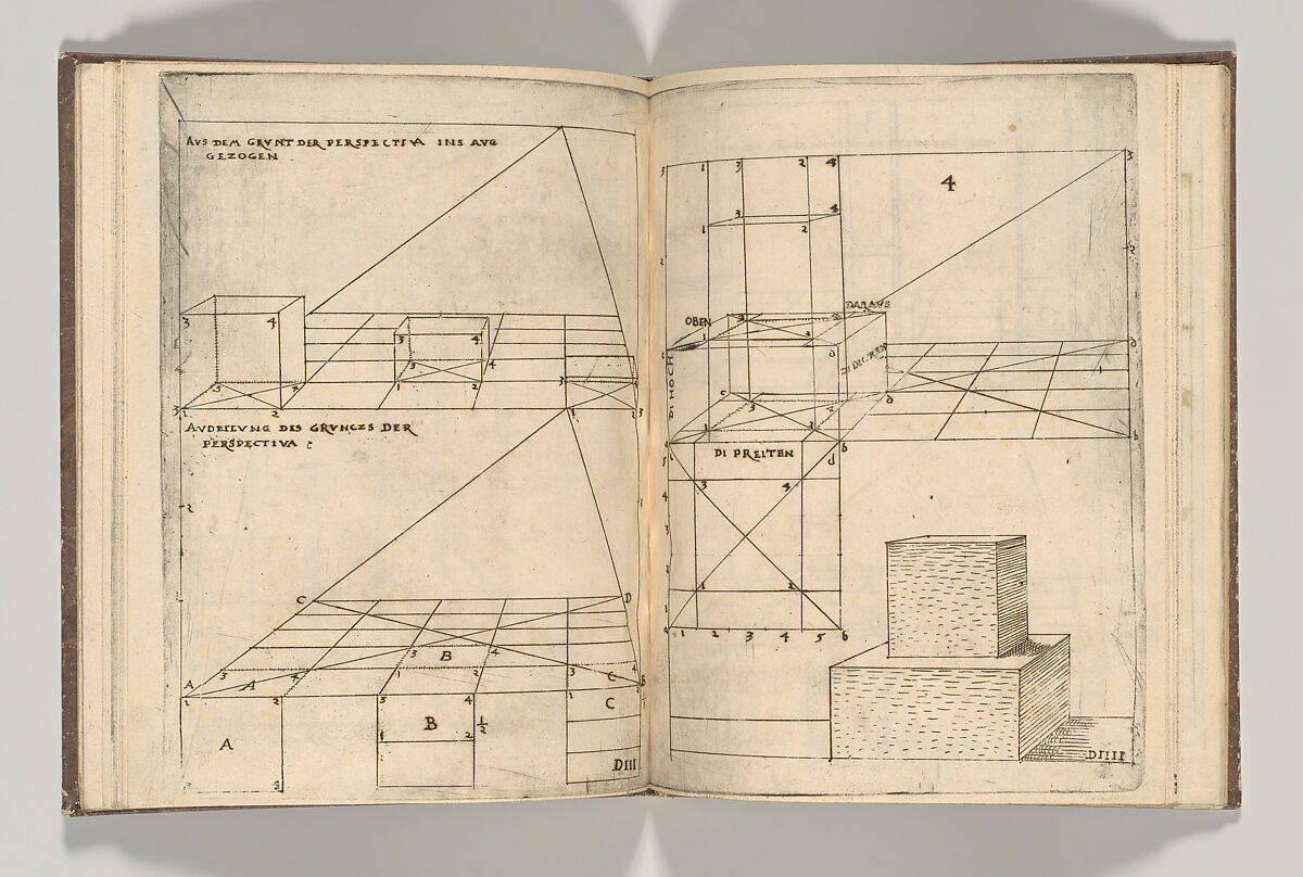 A True and Thorough Instruction in Geometry (Ein aigentliche und grundtliche anweysung in die Geometria), Augustin Hirschvogel (German, Nuremberg 1503–1553 Vienna), Etching