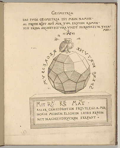 A True and Thorough Instruction in Geometry (Ein aigentliche und grundtliche anweysung in die Geometria)