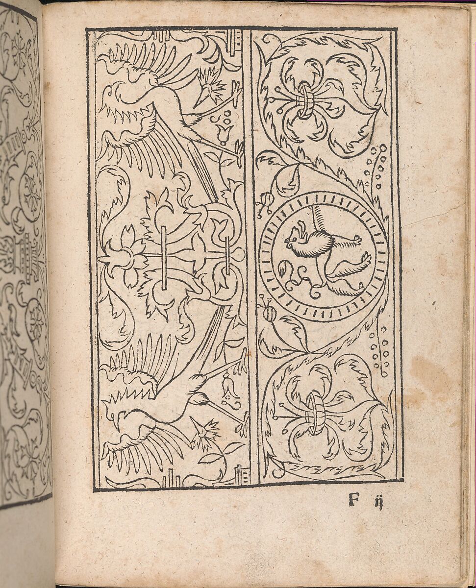 New Modelbüch allen Nägerin u. Sydenstickern, Hans Hoffman (German, active Strasbourg, 1556), Woodcut 