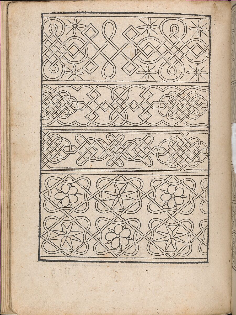 New Modelbüch allen Nägerin u. Sydenstickern, Hans Hoffman (German, active Strasbourg, 1556), Woodcut