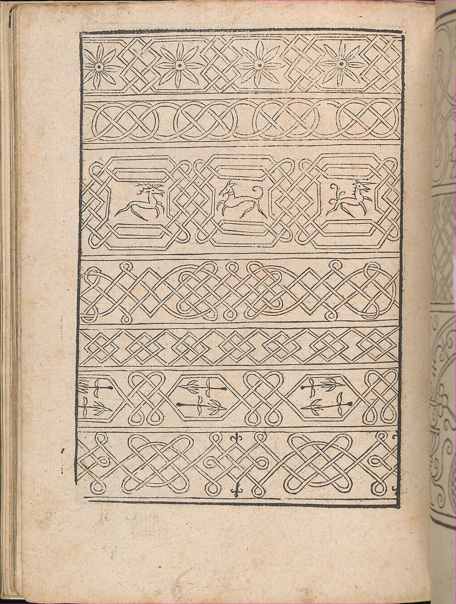 New Modelbüch allen Nägerin u. Sydenstickern, Hans Hoffman (German, active Strasbourg, 1556), Woodcut