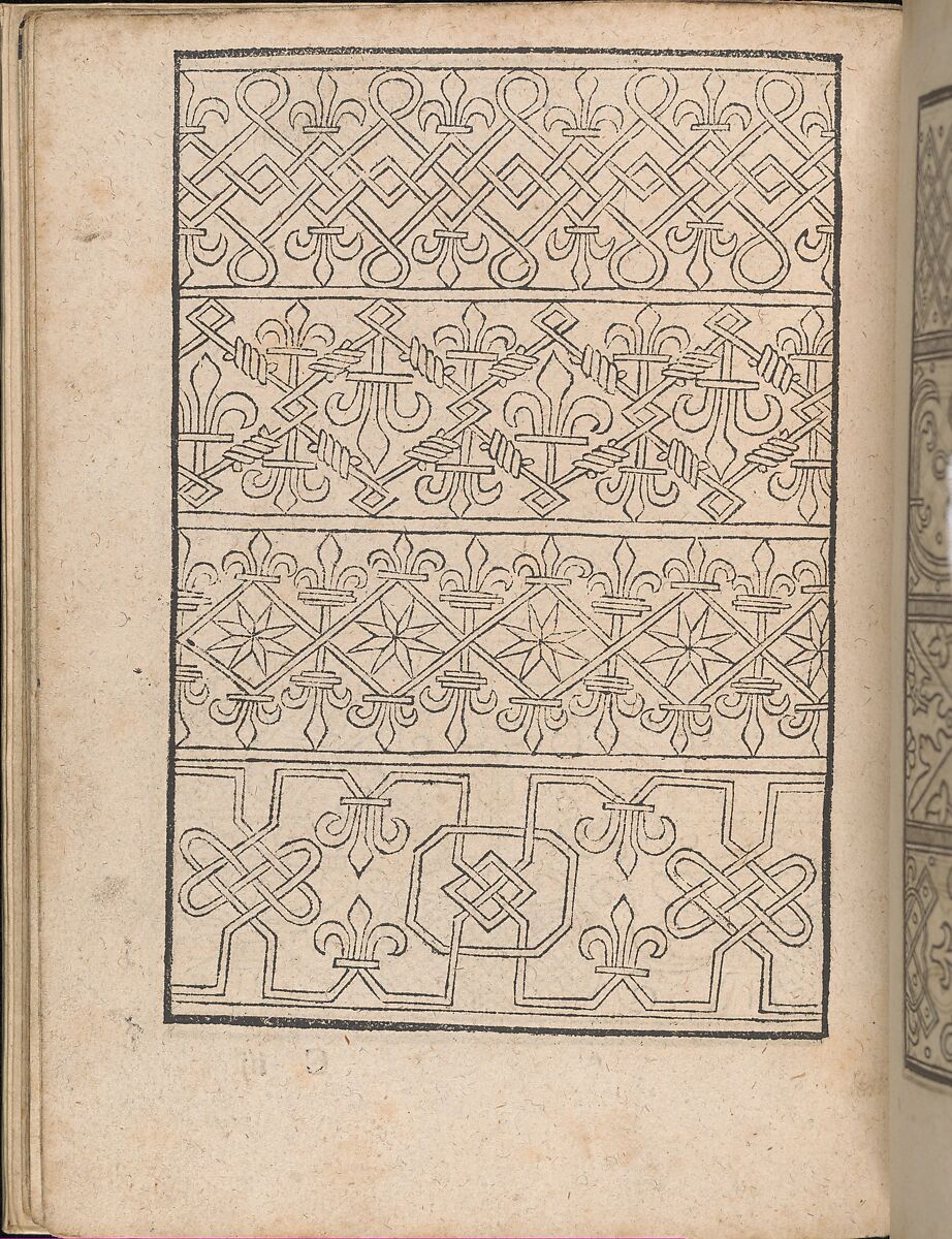 New Modelbüch allen Nägerin u. Sydenstickern, Hans Hoffman (German, active Strasbourg, 1556), Woodcut