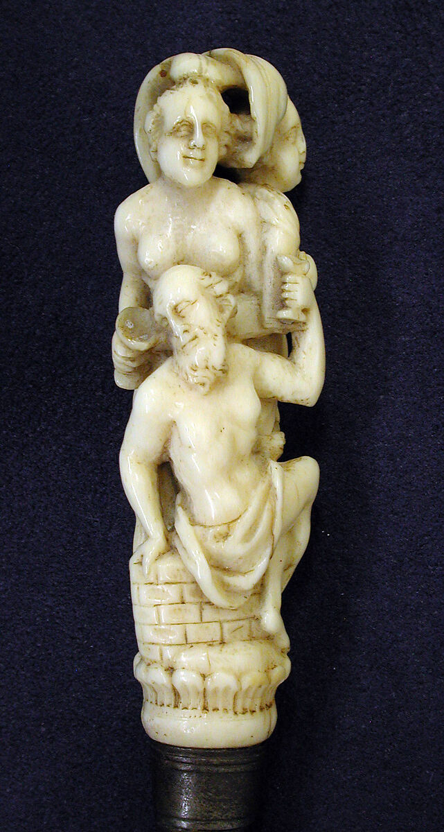 Knife, Steel, ivory, brass, blade, Italian; hilt, Dutch