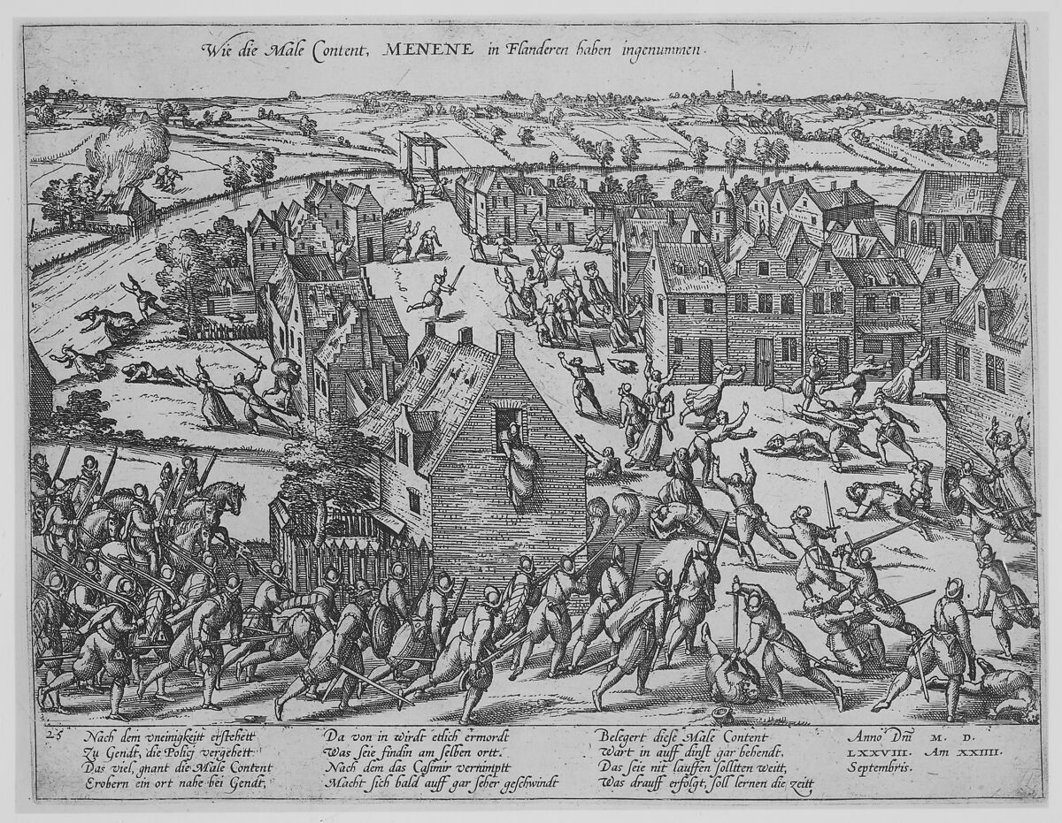 Events in the History of the Netherlands, France, Germany and England between 1535 and 1608, Frans Hogenberg (Netherlandish, 1540–1590), Etching and engraving
