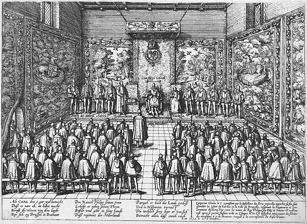 Events in the History of the Netherlands, France, Germany and England between 1535 and 1608