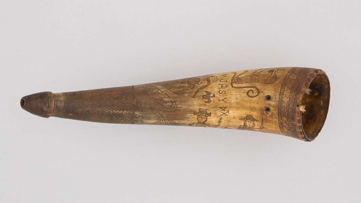 Powder Horn, Horn (ox), Mexican