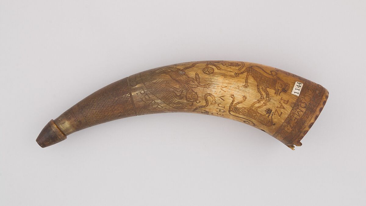 Powder Horn, Horn (ox), Mexican