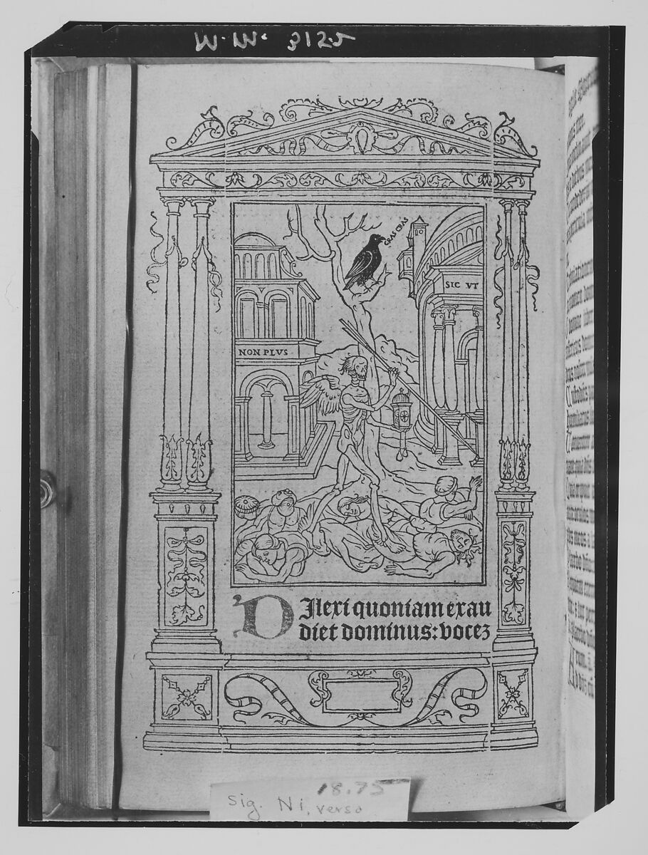Hore in laudem beatissime virginis Marie, Designed by Geofrey Tory (French, Bourges 1480–1533 Paris)