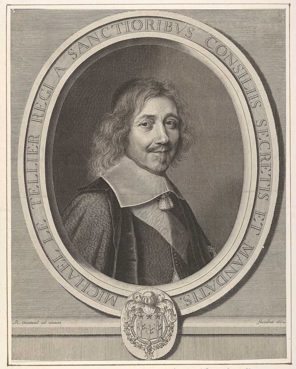 Le Chancelier Michel IV Le Tellier, Robert Nanteuil (French, Reims 1623–1678 Paris), Engraving 