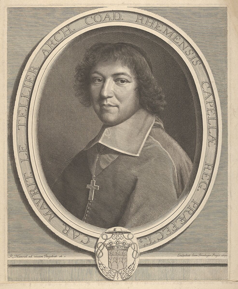 Charles-Maurice Le Tellier, Robert Nanteuil (French, Reims 1623–1678 Paris), Engraving 