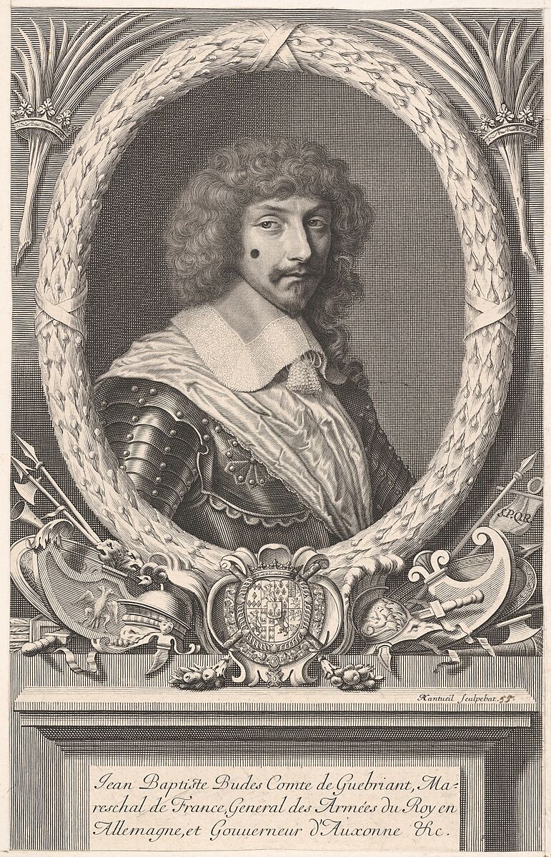 Jules-Paul de Lionne, Robert Nanteuil (French, Reims 1623–1678 Paris), Engraving; second state of two (Petitjean & Wickert) 