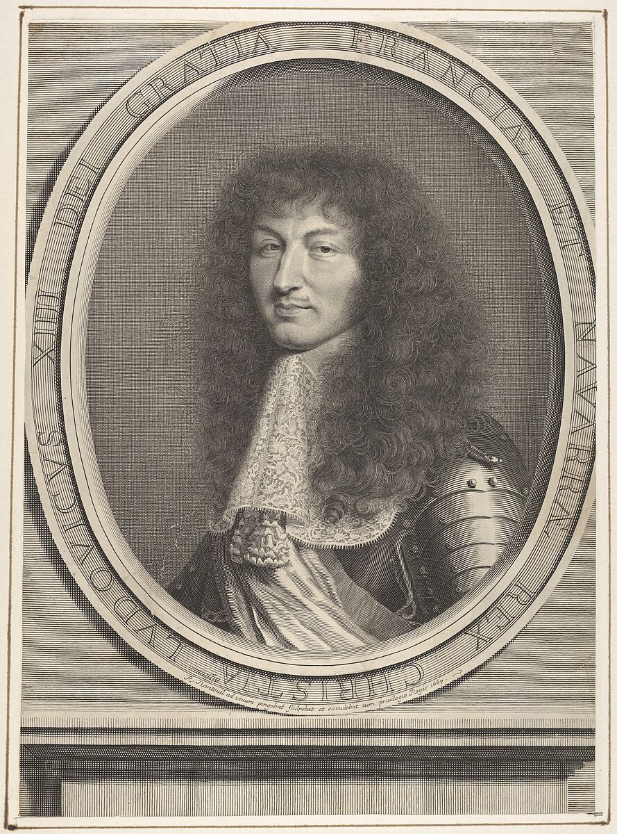 Louis XIV, Robert Nanteuil (French, Reims 1623–1678 Paris), Engraving; first state of seven (Petitjean & Wickert) 
