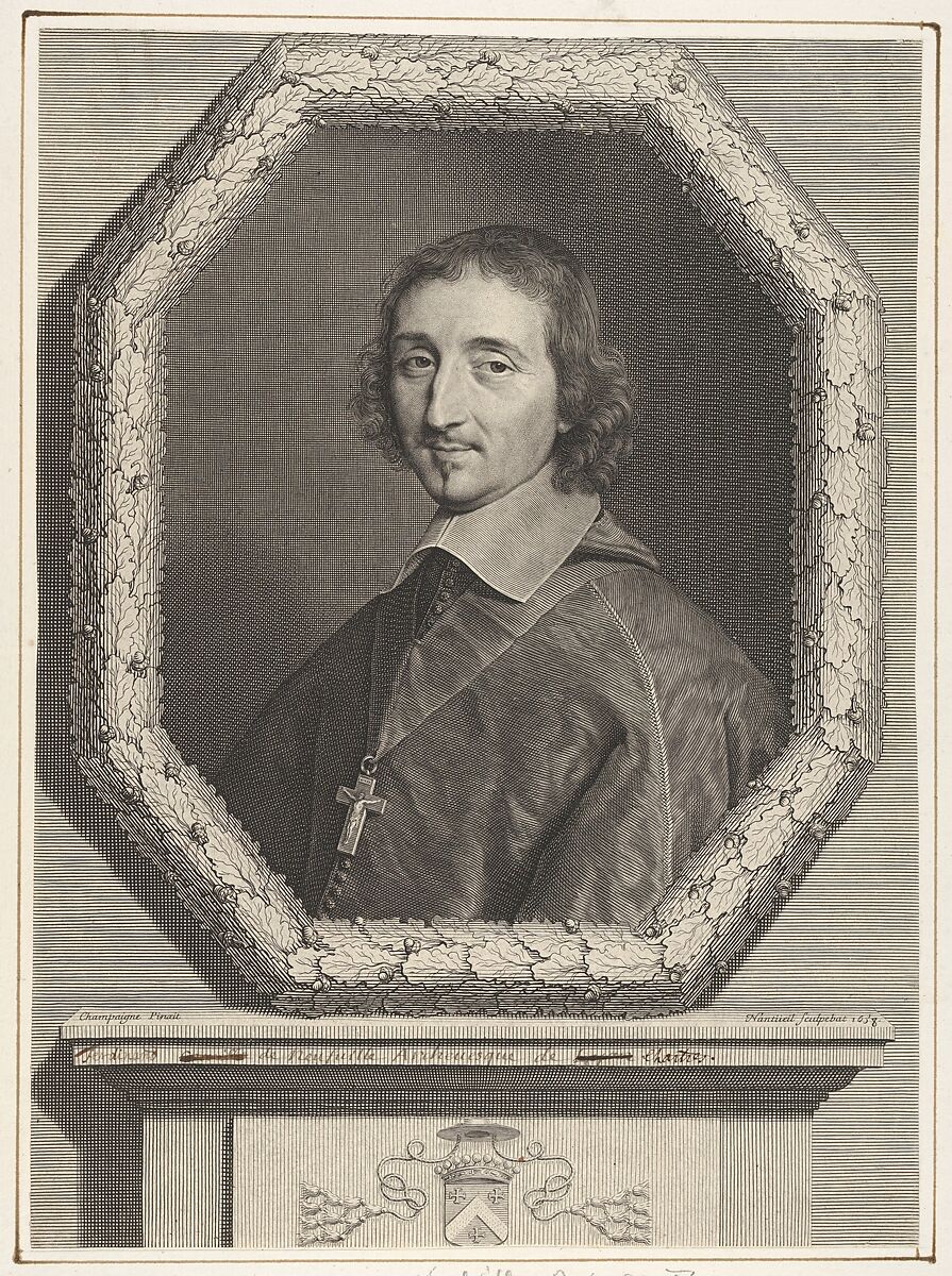 Ferdinand de Neufville de Villeroy, Robert Nanteuil (French, Reims 1623–1678 Paris), Engraving; fourth state of six (Petitjean & Wickert) 