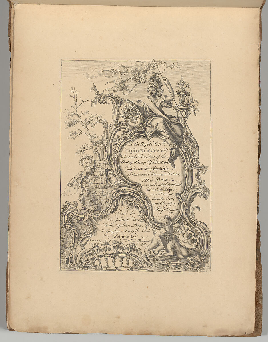 A New Book of Ornaments, Thomas Johnson (British, 1714–1778)