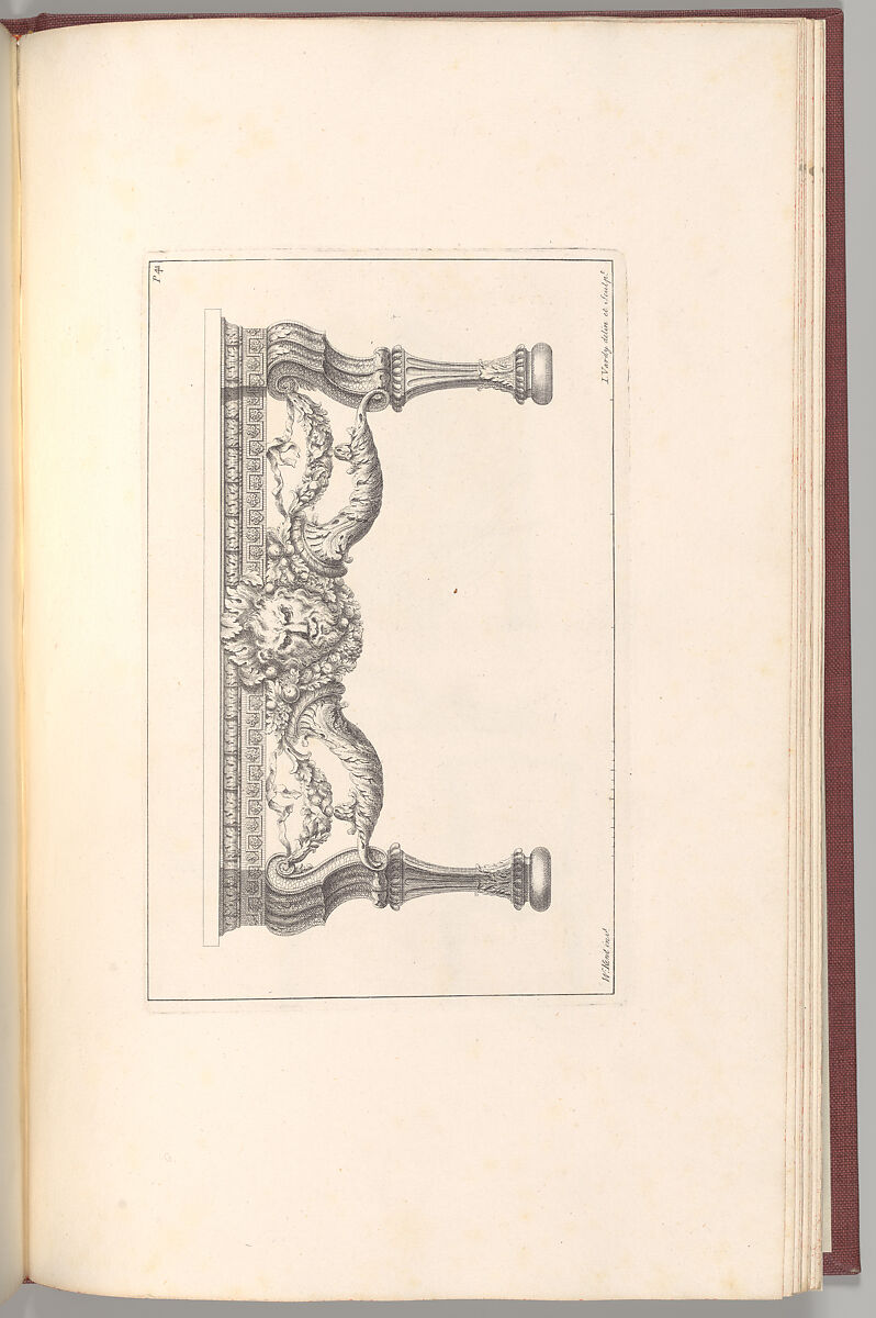 Some Designs of Mr. Inigo Jones and Mr. William Kent, Engraved and published by John Vardy (British, Durham baptised 1718–1765 London), Illustrations: engraving