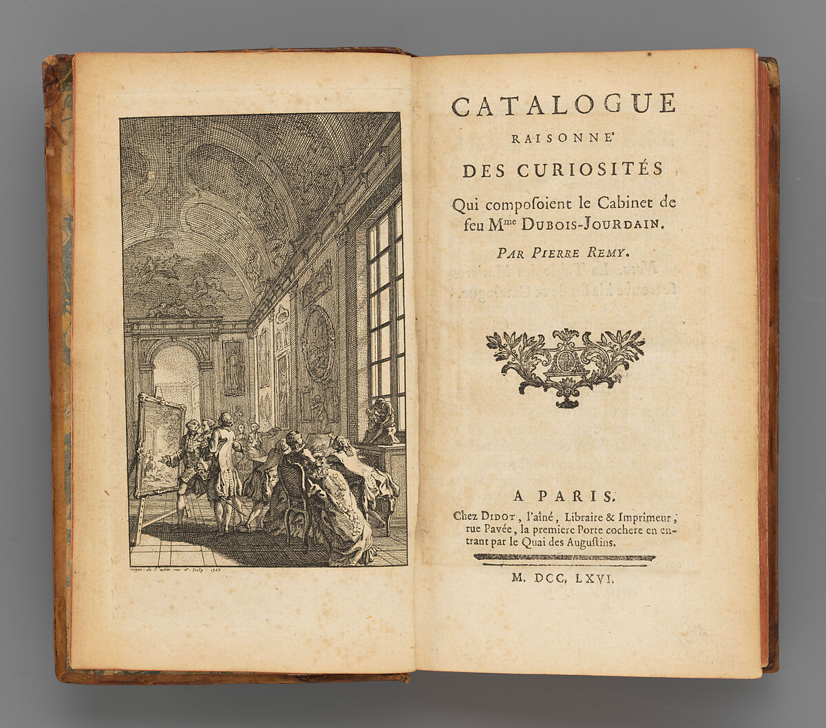 Catalogue Raisonné des Curiosités qui composoient le Cabinet de feu Mme. Dubois-Jourdain, About Mme. Dubois-Jourdain 's collection 