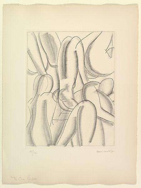 Ulysses, Written by James Joyce (Irish, Dublin 1882–1941 Zurich), Soft ground etching