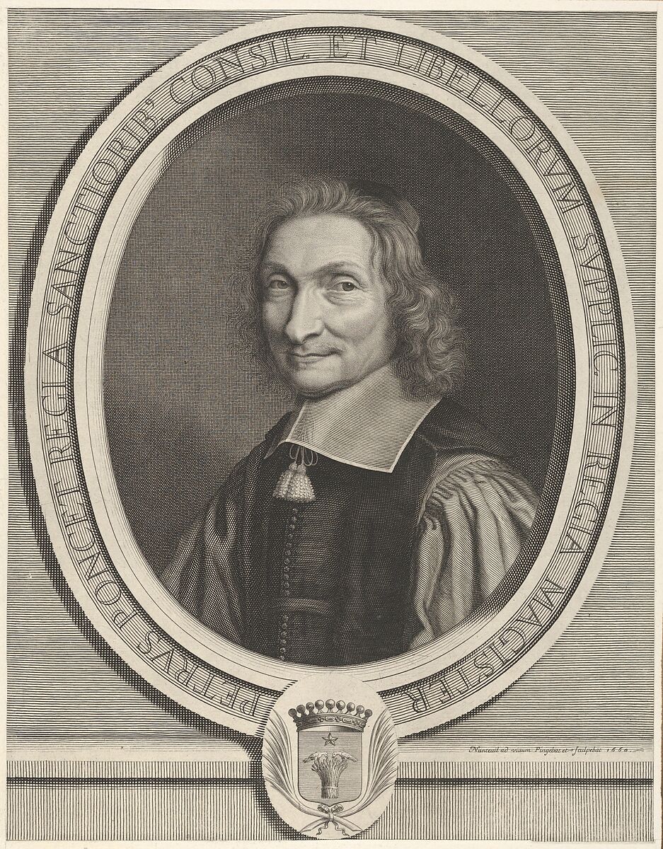 Pierre Poncet de La Rivière, Robert Nanteuil (French, Reims 1623–1678 Paris), Engraving; third state of four (Petitjean & Wickert) 