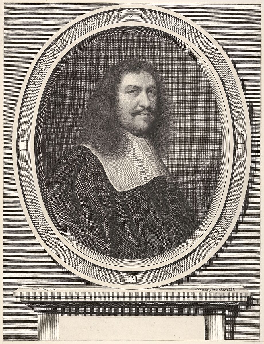 Jean-Baptiste van Steenberghen, Robert Nanteuil (French, Reims 1623–1678 Paris), Engraving; first or second state of two (Petitjean & Wickert) 