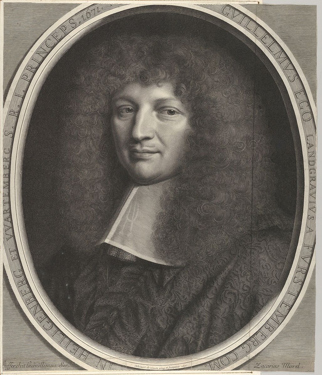 Le cardinal Guillaume-Égon de Fürstenberg, Robert Nanteuil (French, Reims 1623–1678 Paris), Engraving; first state of two (Petitjean & Wickert) 