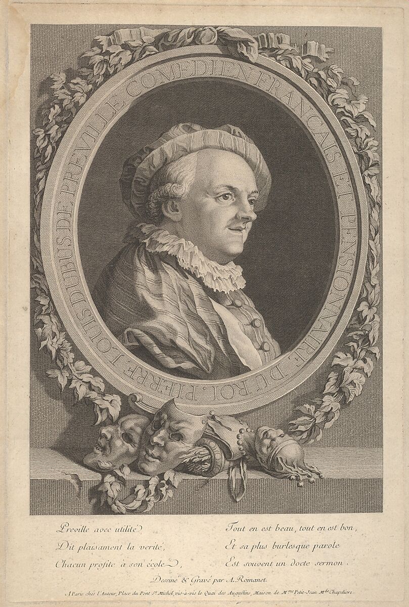 Pierre Louis Dubus de Preville, Antoine Louis Romanet (French, Paris, 1748–after 1810), Engraving 