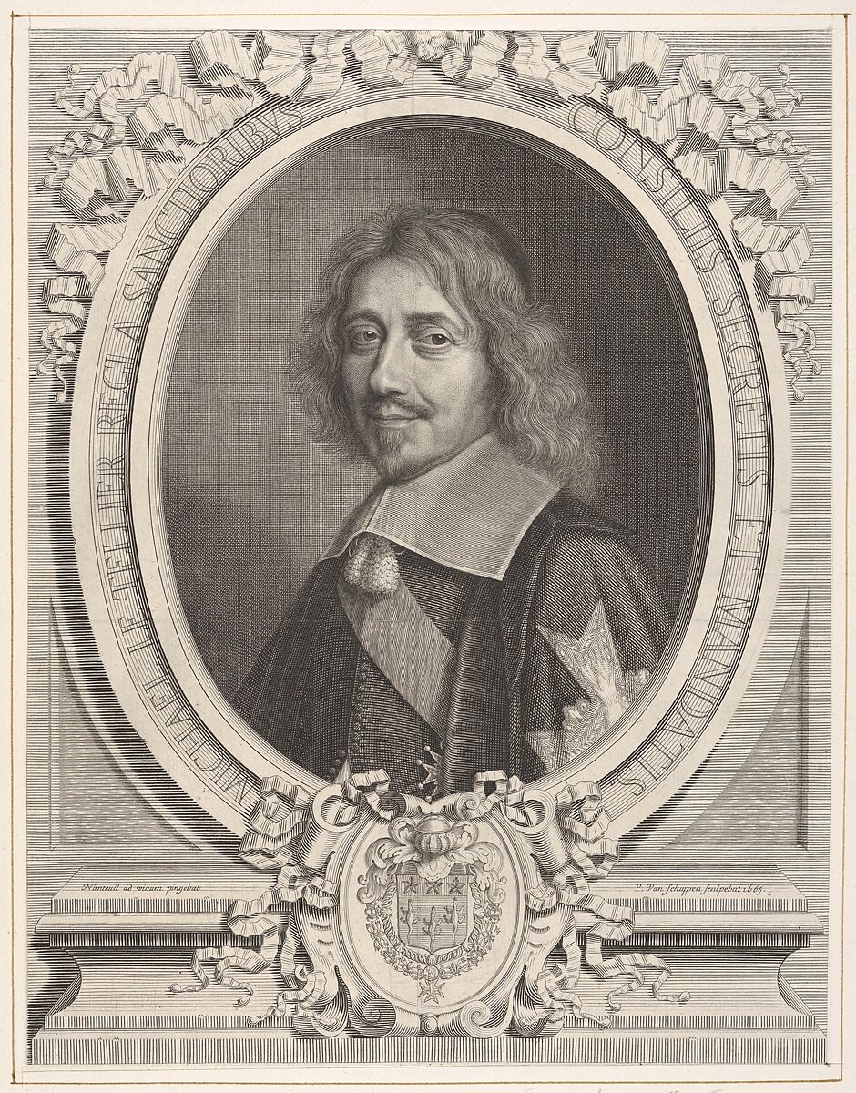 Michael IV Le Tellier, Pieter Louis van Schuppen (Flemish, 1627–1702), Engraving 
