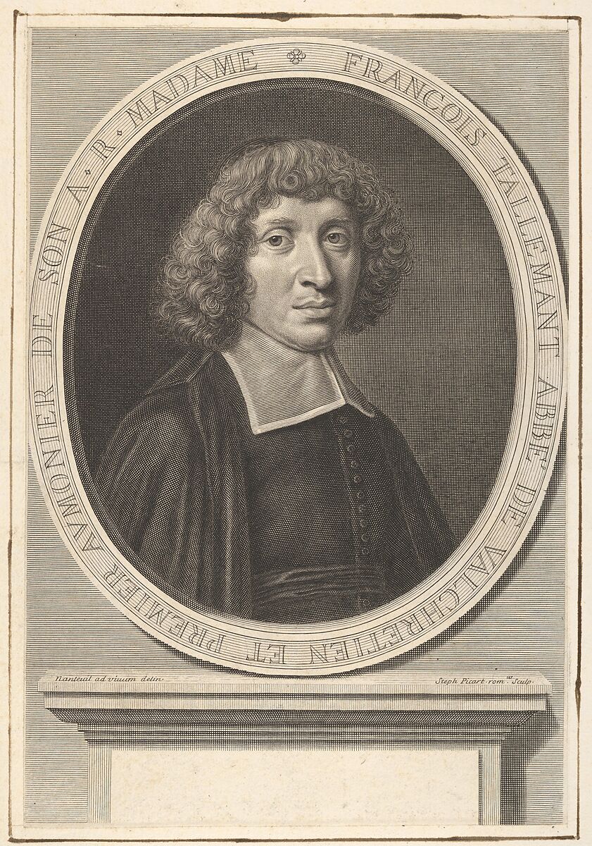 François Tallemant, Etienne Picart (French, Paris 1632–1721 Amsterdam), Engraving 