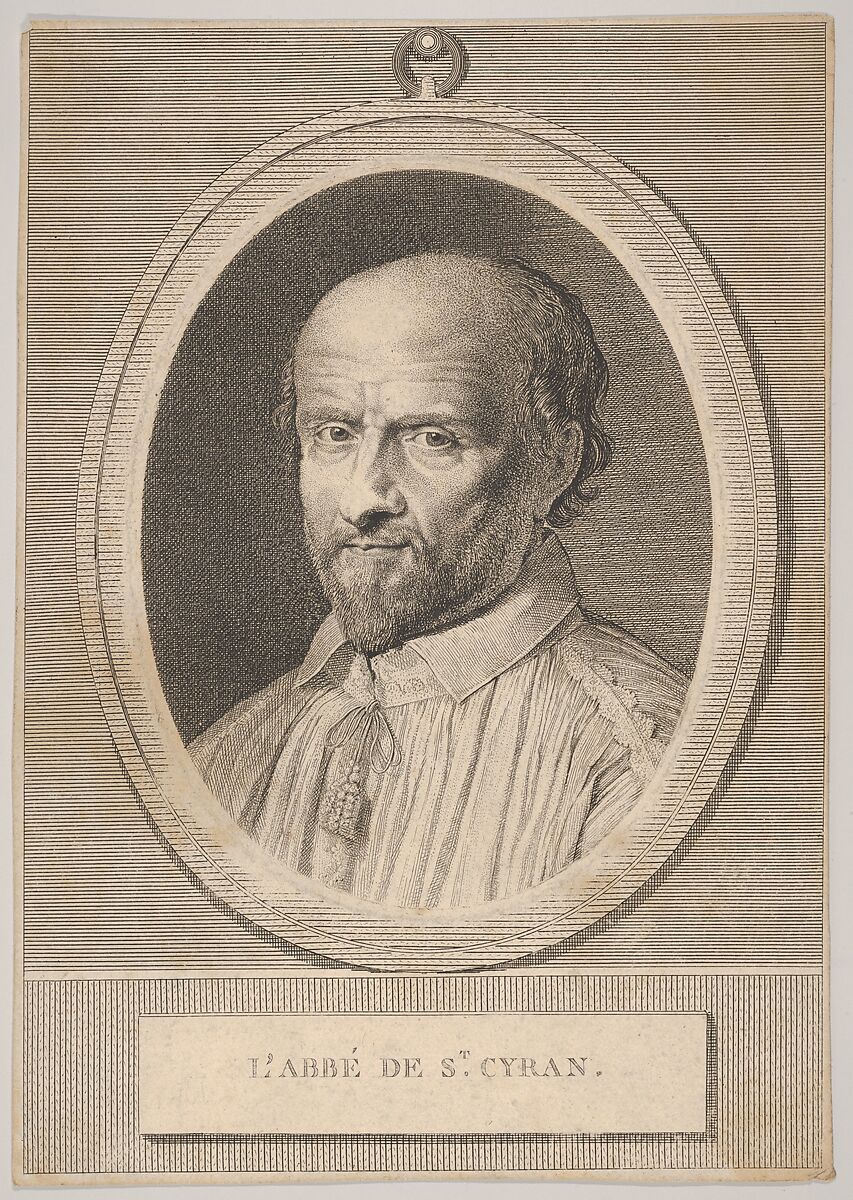 L'Abbé de Saint Cyran, Anonymous, Engraving 