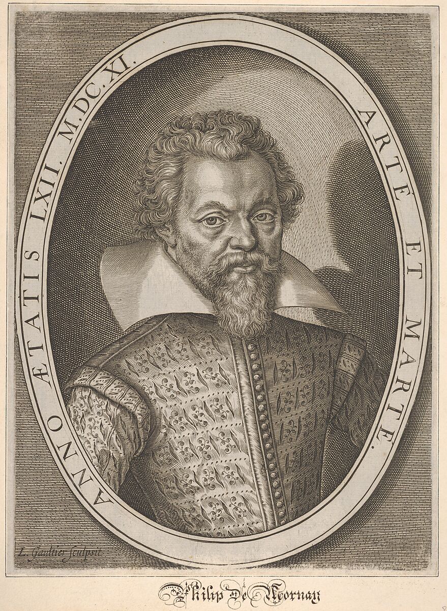 Philip de Mornay, Léonard Gaultier (French, Mayence 1561–1641 Paris), Engraving 