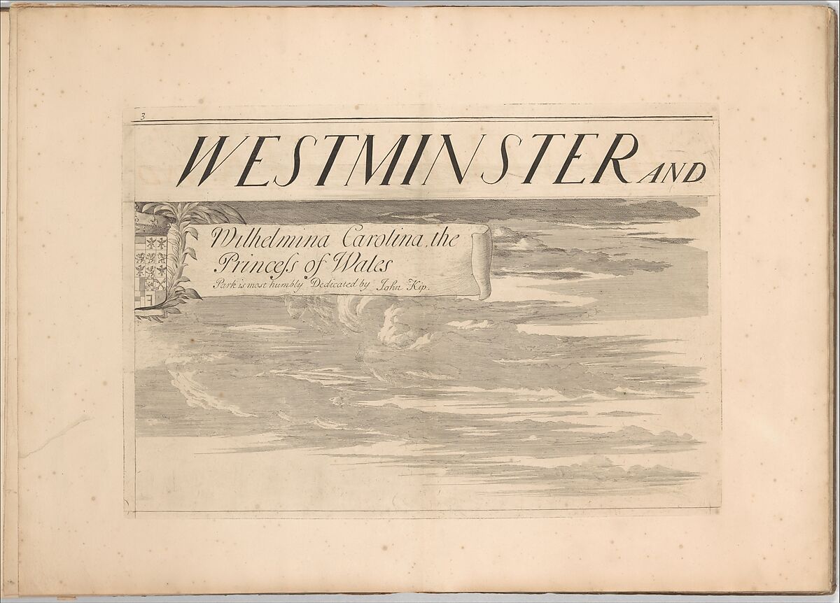 A Prospect of the City of London, Westminster and St. James' Park, Johannes Kip (Dutch, Amsterdam before 1653–1721? London), Engraving