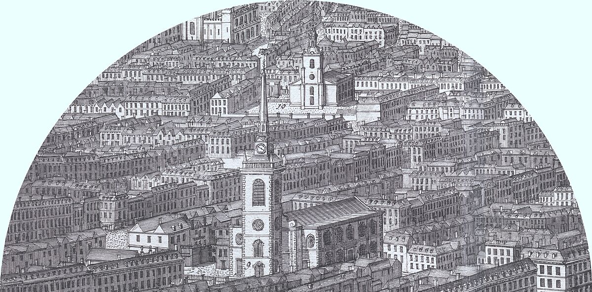 A Prospect of the City of London, Westminster and St. James' Park, Johannes Kip (Dutch, Amsterdam before 1653–1721? London), Engraving