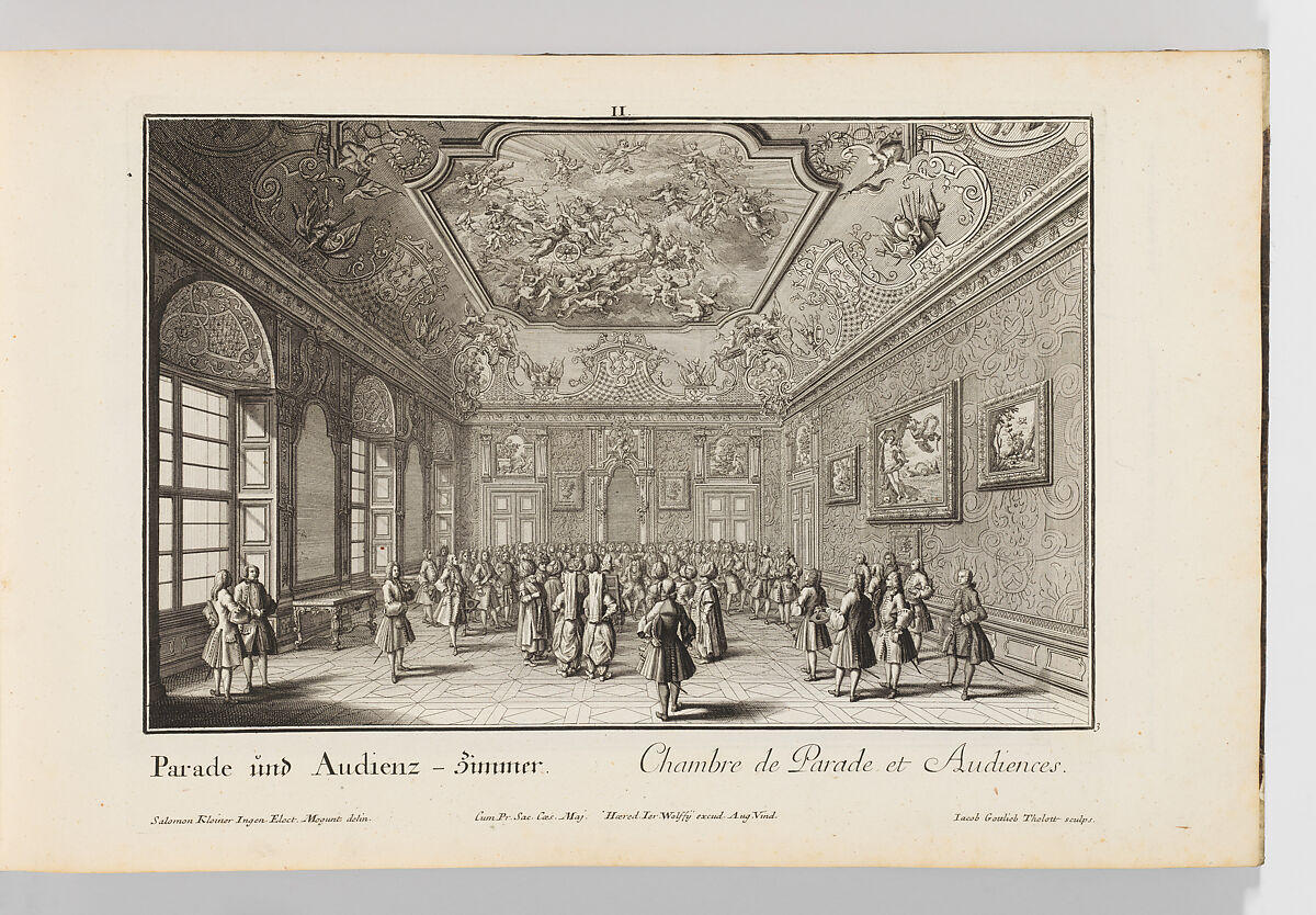 Residences Memorables de l'Incomporable Heros de Nôtre Siècle, ou Edifices et Jardins de Son Altesse Serenissime Monsigneur Le Prince Eugene François de Savoye et de Piedmont, Salomon Kleiner (German, Augsburg 1700/1703–1761 Vienna), Engraving