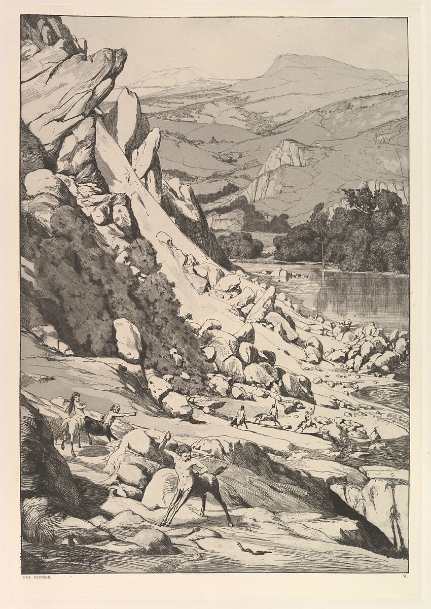 Intermezzi, Opus IV, Max Klinger (German, Leipzig 1857–1920 Großjena), Etching and aquatint