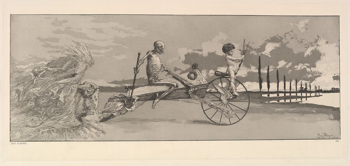 Intermezzi, Opus IV, Max Klinger (German, Leipzig 1857–1920 Großjena), Etching and aquatint