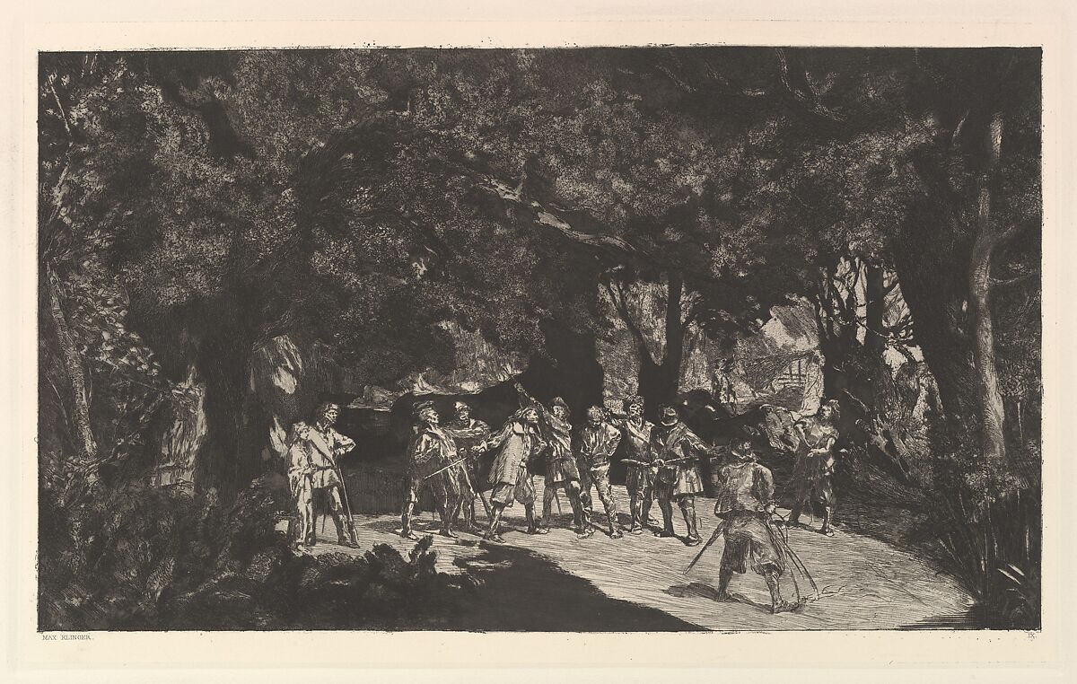 Intermezzi, Opus IV, Max Klinger (German, Leipzig 1857–1920 Großjena), Etching and aquatint