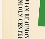 Vivian Beaumont Theatre, Lincoln Center, Ellsworth Kelly (American, Newburgh, New York 1923–2015 Spencertown, New York), Offset color lithograph