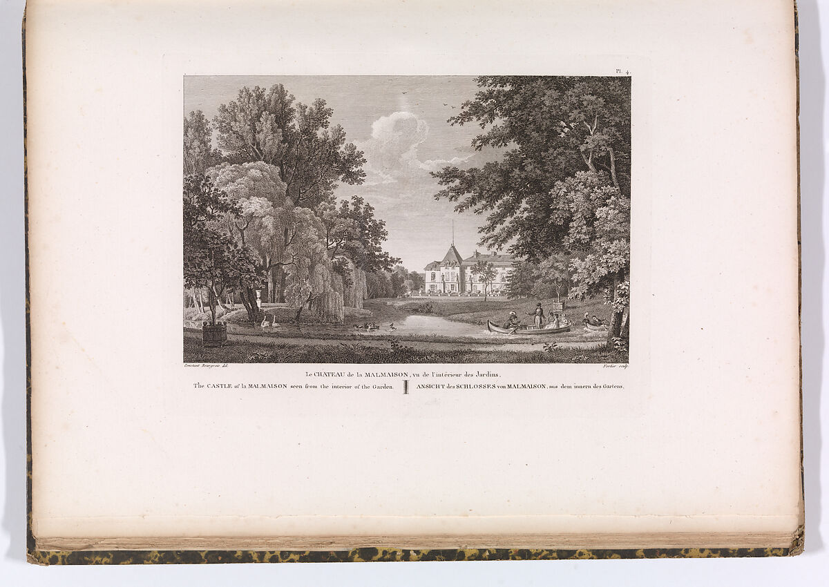 Description des Nouveaux Jardins de la France et ses Anciens Chateaux..., Written by Alexandre de Laborde, Engraving 