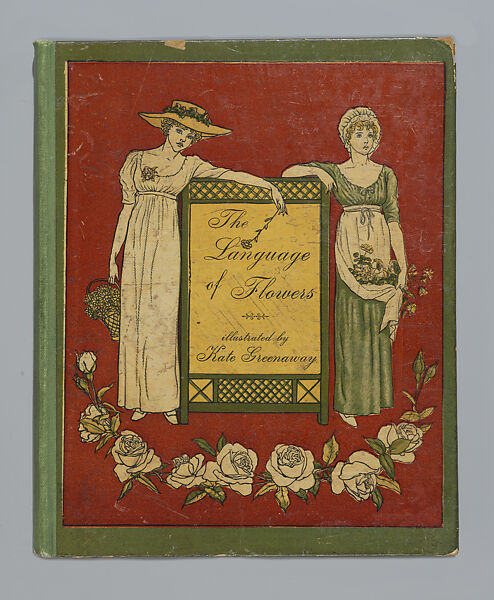 Language of Flowers, Kate Greenaway  British, Illustrations: color wood engraving