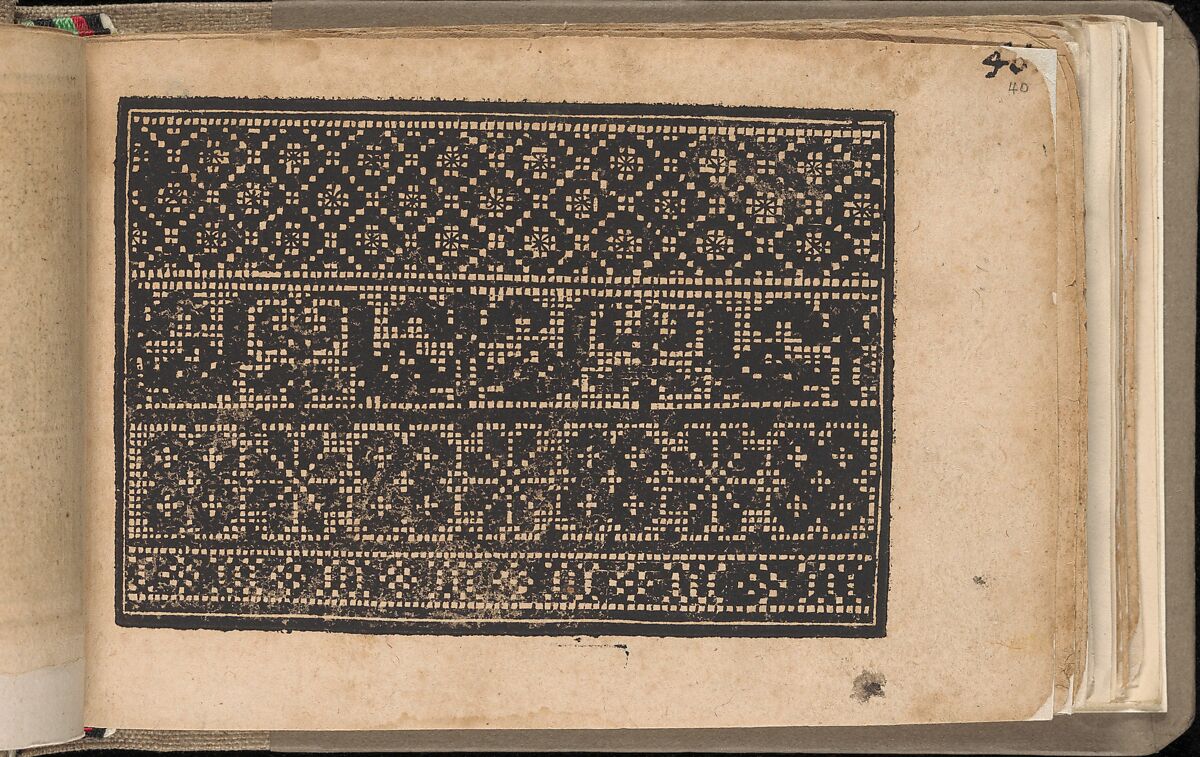 Schön newes Modelbuch, Sigismundus Latomus (German, active 1599–ca. 1627)  , Frankfurt am Main, Woodcut