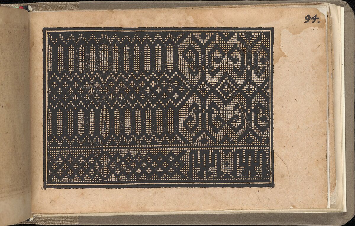 Schön newes Modelbuch, Sigismundus Latomus (German, active 1599–ca. 1627)  , Frankfurt am Main, Woodcut