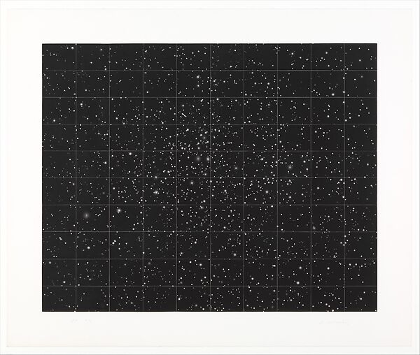 Strata, Vija Celmins  American, born Latvia, Mezzotint