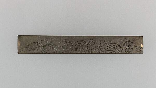 Knife Handle (Kozuka), Copper-silver alloy (shibuichi), gold, copper, Japanese
