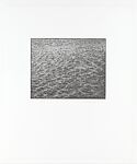 Ocean Surface Wood Engraving 2000, Vija Celmins  American, born Latvia, Wood engraving