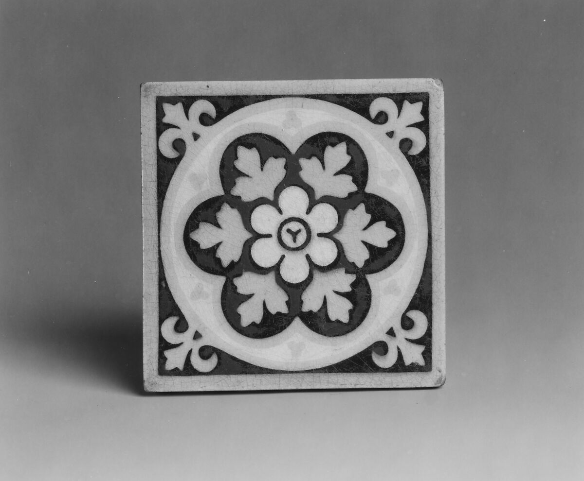 Encaustic Tile, American Encaustic Tile Company (American, New York, 1875–1935), Earthenware, American