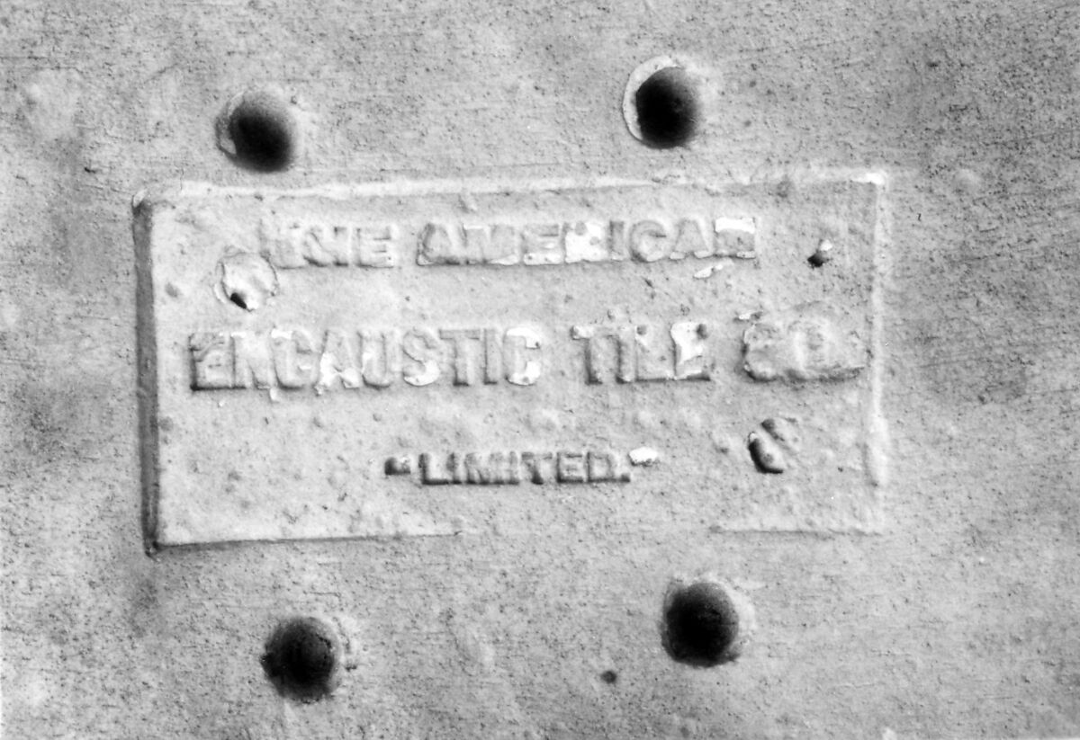 Encaustic Tile, American Encaustic Tile Company (American, New York, 1875–1935), Earthenware, American
