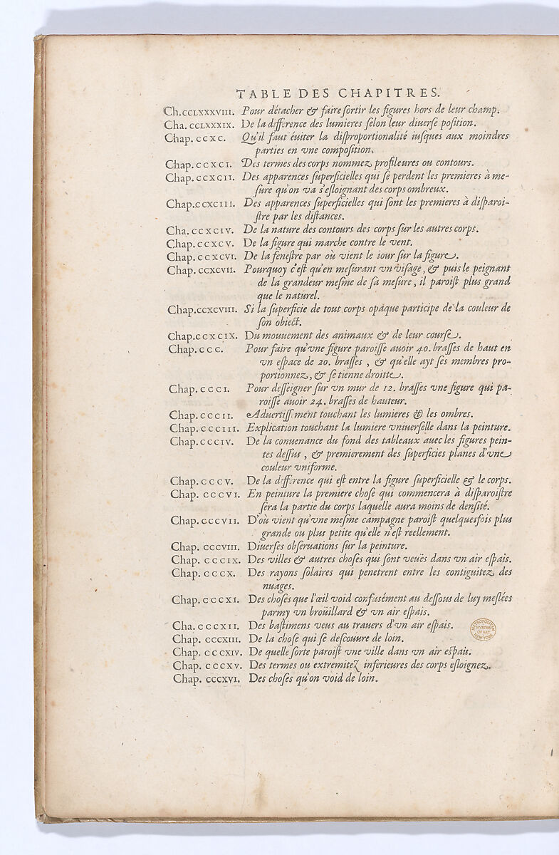 Traitté de la Peinture, Written by Leonardo da Vinci (Italian, Vinci 1452–1519 Amboise), Printed book