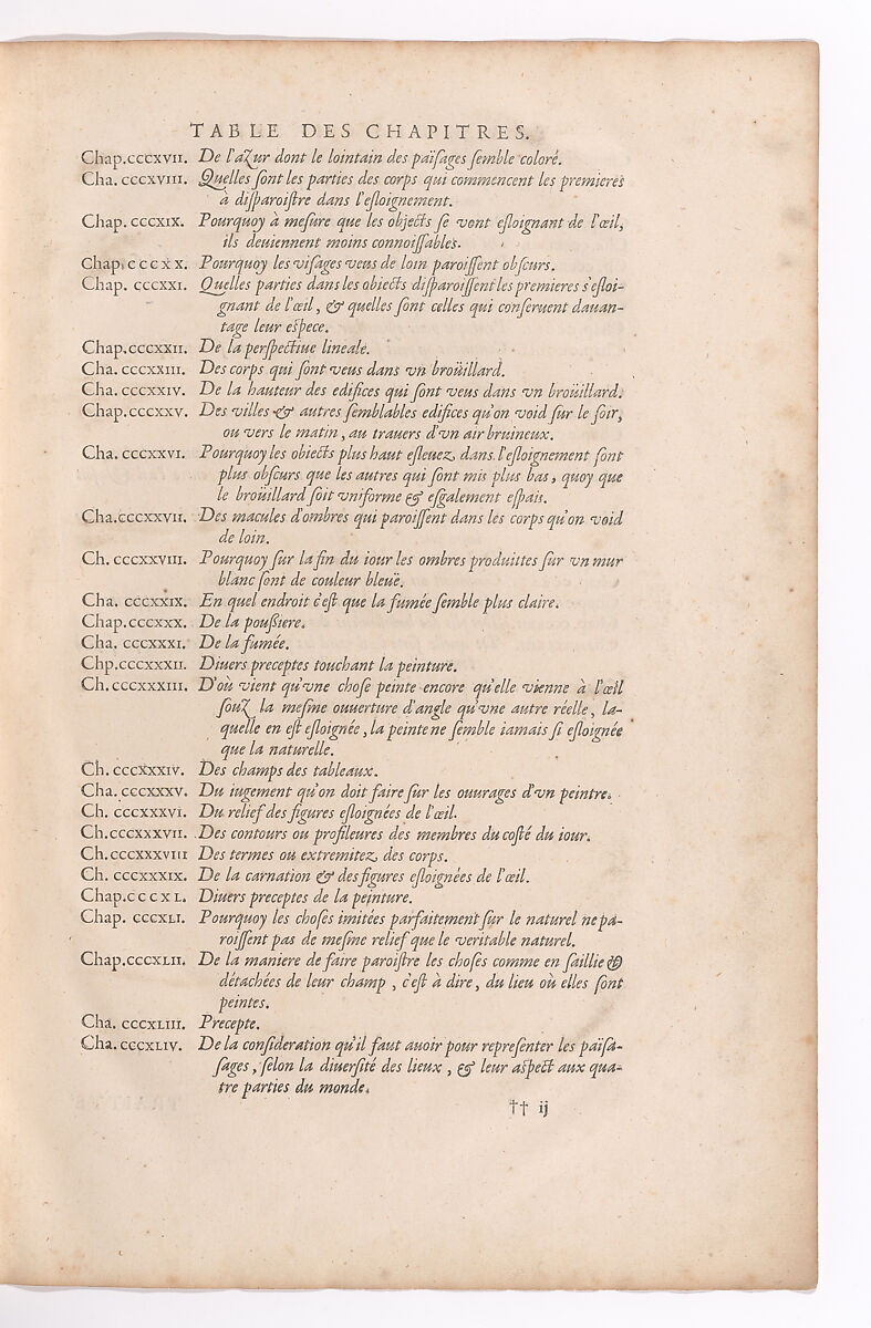 Traitté de la Peinture, Written by Leonardo da Vinci (Italian, Vinci 1452–1519 Amboise), Printed book