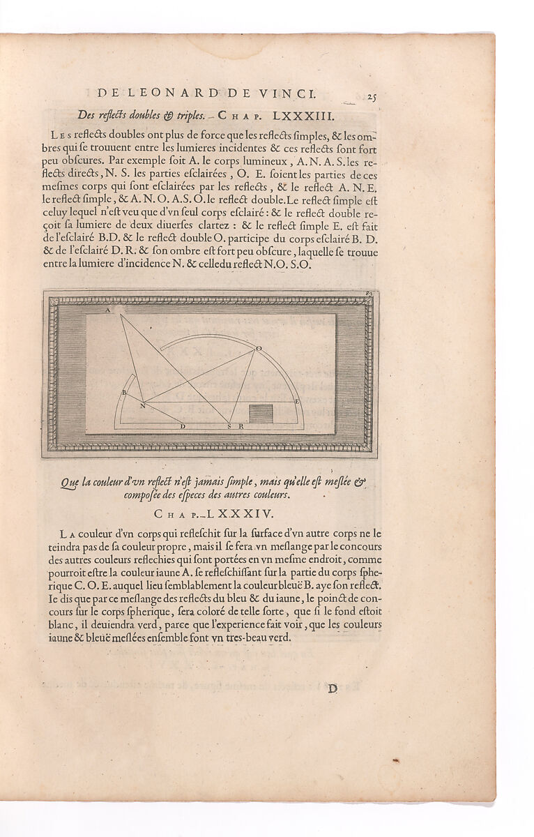 Traitté de la Peinture, Written by Leonardo da Vinci (Italian, Vinci 1452–1519 Amboise), Printed book